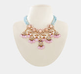Polki Meenakari Statement Necklace